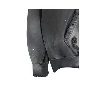 High Quality Unisex Winter Sweet Regular Fit Embroidered Pullover Hoodie 100% Cotton Eco-Friendly Fleece <b>Fabric</b> Sun Faded Acid - Product Image 5