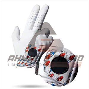 Gants de Golf professionnels pour hommes gauchers Logo personnalisé Crebratta cuir doux exercice formation Cabretta cuir gant de Golf - Product Image 1