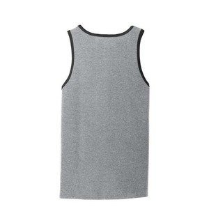 Wholesale 220gsm Cotton <b>Tank</b> <b>Tops</b> Custom Sleeveless T-shirt <b>Men's</b> Clothing <b>Black</b> and Grey Color Ringer Shirts <b>Tank</b> <b>Tops</b> Summer - Product Image 5