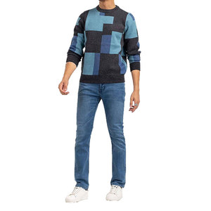 Suéter de Punto para Hombre, Corte Regular, con Tejido Cálido para Uso Diario en la Oficina y Casual, Suéter de Hilo Suave para Hombre - Product Image 5