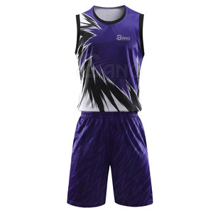 Venta al por mayor nuevo modelo de ropa deportiva para hombres conjuntos de uniformes con logotipo personalizado pantalones de baloncesto impreso poliéster ropa juvenil - Product Image 1