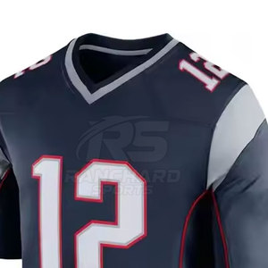 Nouveauté, maillot de football américain de haute qualité, respirant, vente en gros de maillots de football américain - Product Image 4