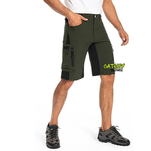 Short de course pour homme à séchage rapide Short noir à double couche pour homme Nouveau pantalon court de musculation d'entraînement sportif pour homme - Product Image 6