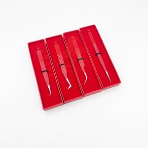 Pince à cils professionnelle en acier inoxydable de qualité supérieure, pointe en fibre légère et durable, marque privée, vente en gros - Product Image 4