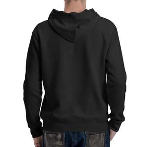 Custom Men Basics Cotton Blended Blanks 300 GSM 100% Sudadera con capucha de algodón de talla grande personalizada para hombres Drop Shoulder Pullover Sudadera con capucha para hombres - Product Image 6