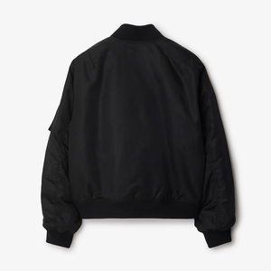 Veste bomber de baseball brodée pour homme, veste d'extérieur de style universitaire, polyester, manches longues, coupe-vent, boutonnée, enduite - Product Image 5
