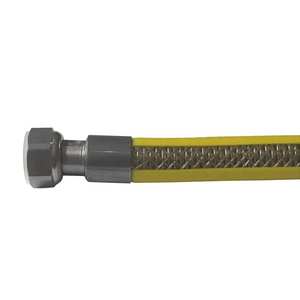 Flexibler PVC-beschichteter Gas-Schlauch mit 1/2 Zoll F x 1/2 Zoll F Anschluss 100 - Product Image 1