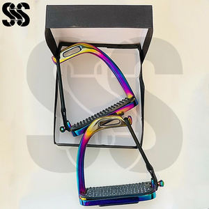 Estribos de Seguridad Antideslizantes para Caballos, Equipo de Montar Cómodo y de Alta Resistencia, Aluminio Ligero para Uso Ecuestre, Marca SHER SONS SPORTS - Product Image 6