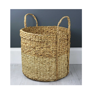 Cesta de Jacinto Cesta de lavandería tejida natural hecha a mano para dormitorio Baño y almacenamiento de Vietnam - Product Image 2