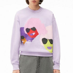 Sweatshirts pour hommes fabriqués OEM 100% coton respirant teint uni pour l'automne bas prix taille adulte vêtements basiques sweatshirts - Product Image 4