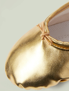 Chaussures de Ballet en PU pour enfants, pantoufles de danse à semelle fendue, chaussures d'entraînement de ballerine pour filles - Product Image 6