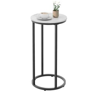 Mesita de noche minimalista moderna, mesita de noche, Metal duradero negro, espacios pequeños para decoración del hogar, muebles baratos para sala de estar - Product Image 4