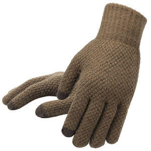100% Acrylic Jacquard Knit Winter <b>Gloves</b> Fashionable Thick Thermal Sports <b>Gloves</b> for Cycling Casual Outdoor Daily Use Plain - Product Image 3