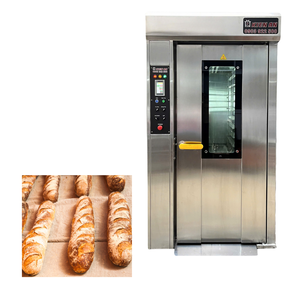 Altuntop Four rotatif à 16 plateaux Poids 1200 Kgs Opération facile 380V 220V 1Hp Moteur Chariot de cuisson Kien Fabricant pour Restaurant - Product Image 1