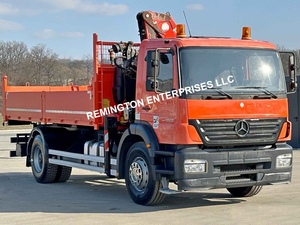 Camion grue d'occasion Mercedes-Benz Axor 1828 4x2 de 2007 avec flèche hydraulique et benne basculante - Product Image 3