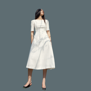 ชุดเดรสทรงกลมหรูหรา Sika คุณภาพสูงคลาสสิกและดีไซน์ตลอดกาลสําหรับแบรนด์แฟชั่นสํานักงานเลดี้จากผู้ผลิตเวียดนาม - Product Image 1