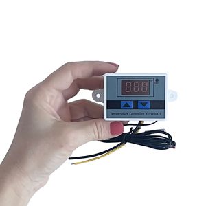 Contrôleur de température numérique 12V DC AEK-Tech XH-W3001 avec affichage LED et capteur NTC - Product Image 5