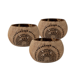 Fabricación de Cuencos Ecológicos de Cáscara de Coco para Portavelas, Portavelas de Té, Precio Económico desde Vietnam - Product Image 1