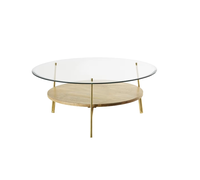 Vaisselle en fil de fer et marbre Nouveau design Vaisselle décorative pour la maison Fancy Hotels Zone d'attente Table d'appoint fabricant en gros Exportateur