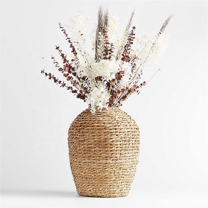 Nouveau vase moderne tissé à la main en jacinthe d'eau pour la décoration intérieure Vase de table OEM personnalisé Vase de sol en gros de l'usine du Vietnam - Product Image 6