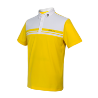 Polo de Manga Corta para Hombre Handee con Elegante Diseño de Rayas, 100% Poliéster, Transpirable, Ropa de Golf Moderna