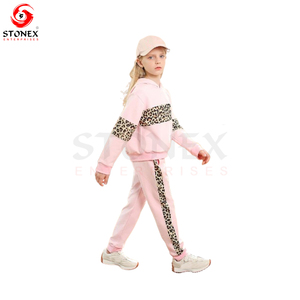 Niños Jogger Niños Pantalones de chándal y Sudadera con capucha Biker Sublimation Wear Ropa 2024 Conjuntos de chándal de dos piezas para niños - Product Image 1