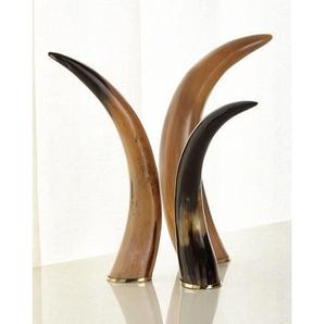 Aplique de Pared Decorativo de Cuerno de Búfalo Estilo Animal Hecho a Mano por Diseñador con Detalles en Latón, Forma Natural, Tamaño Personalizado - Product Image 2