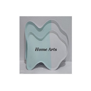 Ensemble de 3 plateaux de service en fer au design antique, différentes tailles, pour servir des desserts et des dattes, best-seller - Product Image 2