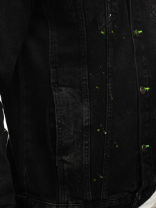 Chaqueta vaquera informal de calle Hip Hop Retro para hombre, ropa de abrigo con capucha de otoño con características de talla grande, servicio OEM personalizado disponible - Product Image 5