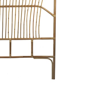 Meilleure vente Tête de lit en rotin faite à la main avec design vague populaire Meubles de chambre à coucher populaires pour la vente en gros - Product Image 3