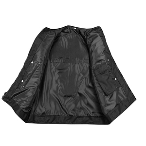 Prix d'usine – Gilet d'hiver léger en toile pour homme, design personnalisé, couleur unie, quantité en gros, sur mesure - Product Image 6