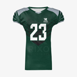 Maillot de football américain pour adultes, haute qualité, séchage rapide, manches courtes, grande taille, confortable et respirant, dernier style - Product Image 1