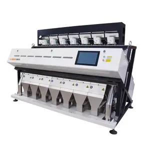 High Capacity 7 chutes 448 channels Photoelectric Sunflower Seeds Optical Color Sorter Machine