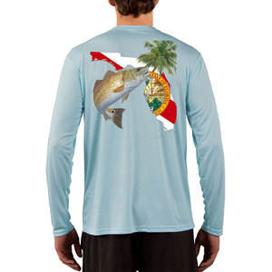 Camisa de pesca de camuflaje de algodón de poliéster 100% para hombres, rendimiento de sublimación de estilo occidental, estampado transpirable producido eficientemente - Product Image 3