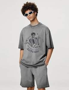 Camisetas Lisas para Hombre con Logotipo Personalizado, Camisetas Casuales Estampadas con Cuello Redondo - Product Image 3