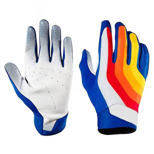 Gants de sport de plein air imperméables à écran tactile demi-doigts en cuir véritable pour moto, motocross, protection de conduite, durables - Product Image 1