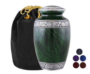 Urnas funerarias para adultos de alta calidad, venta al por mayor, contenedores de cenizas de latón y madera, urnas conmemorativas para uso decorativo - Product Image 4