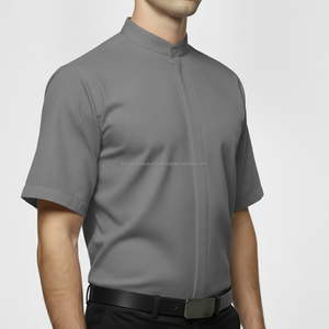 Conjunto de Uniforme Corporativo Plateado Personalizado para Hombres y Mujeres, Ropa de Trabajo Formal para Recepción de Hotel, Transpirable, Ligero, de Nailon, Unisex, OEM - Product Image 3
