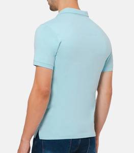 Camisetas de algodón de alta calidad para hombre, 5% spandex, uniforme de negocios de Golf para hombre, camiseta Polo de Color sólido, camiseta personalizada con cuello Polo - Product Image 4