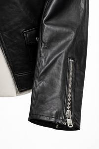 Chaqueta de Cuero Negra Vintage para Mujer al por Mayor, Chaqueta de Lona Lisa Teñida, Transpirable, Impermeable, Resistente al Viento, de Alta Calidad - Product Image 4