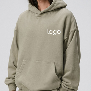 Sudadera con Capucha Unisex de Alta Calidad para Invierno, Corte Regular Informal, con Logotipo Personalizado, Estilo Urbano, de Algodón sin Forro, Transpirable, para Hombre - Product Image 3