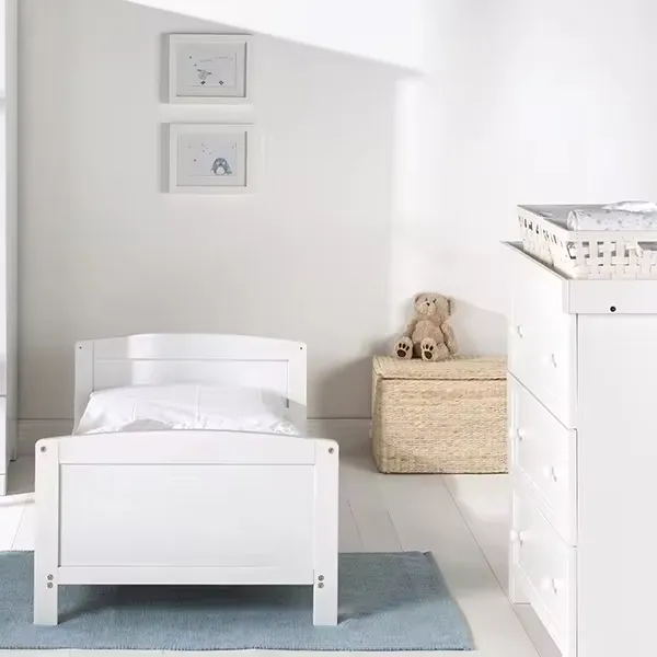 Cuna Aby convertible para bebé, gran oferta, juego de cuna de lujo moderno convertible móvil para habitación de bebé de fábrica de Vietnam