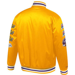 Veste bomber vintage en satin style Charlotte, doublée matelassée, boutons-pression, pour homme, streetwear, vêtements d'hiver, mode professionnelle - Product Image 6