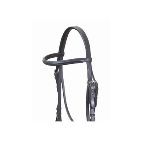 Bridon de cheval en cuir noir de qualité supérieure, best-seller, accessoires d'équitation de haute qualité, vente en gros, fabricants indiens - Product Image 3