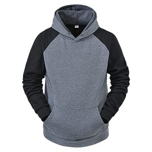 Survêtement décontracté en coton pour hommes, pantalon de survêtement à capuche à manches longues, vêtements de sport anti-rides, entraînement XL, logo OEM imprimé lavé à l'acide - Product Image 5