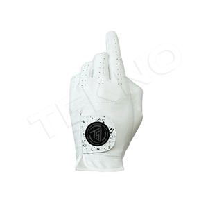 OEM ODM superventas guantes de golf lavables de cuero para las mujeres de alta calidad Cabretta Golf cuero moda guantes de golf - Product Image 3