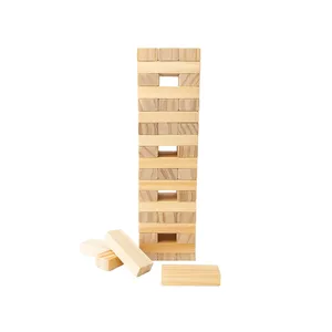 Torre di Legno Personalizzata a 54 Blocchi, Gioco da Tavolo - Product Image 3