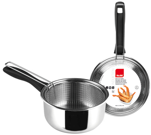 Pentola serie Induction con cestello, acciaio inossidabile 18/10, 18 cm. (Ibili 666118) - Product Image 1