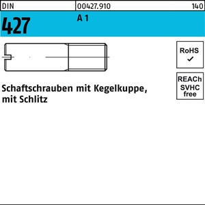 สกรูไหล่ DIN 427/ISO 2342 แบบมีร่อง M6 x 12 A1 แพ็ค 100 ชิ้น - Product Image 1