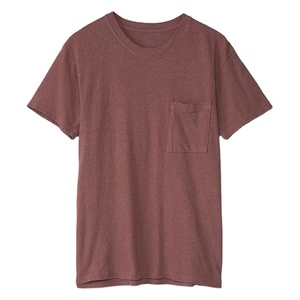 Camiseta de Algodón Lisa para Hombre, Fabricación Personalizada, con Bolsillo, OEM, ODM, Venta al Por Mayor, Tela Premium, Impresión de Logotipo, Etiqueta, Suministro a Granel - Product Image 4